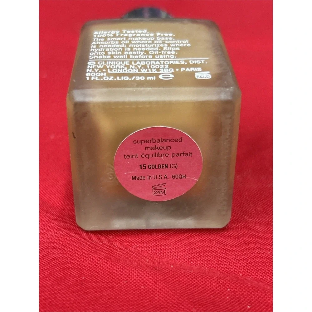 Clinique Superbalanced 1 oz Makeup Foundation  READ DESCRIPTION - No.‎ 15 Golden
